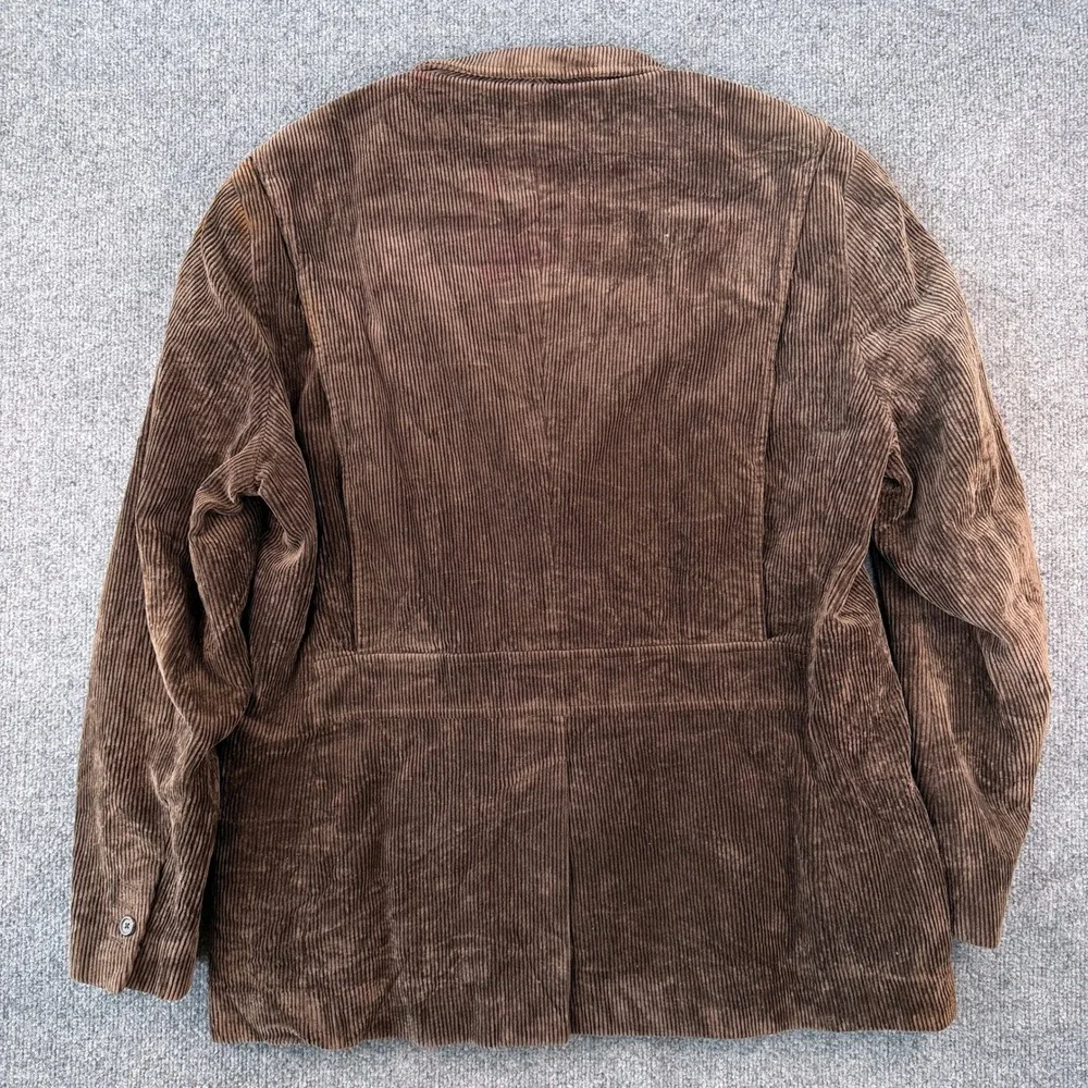 Vintage Polo Ralph Lauren Jacket Mens XL Brown Corduroy Field Latch 90s